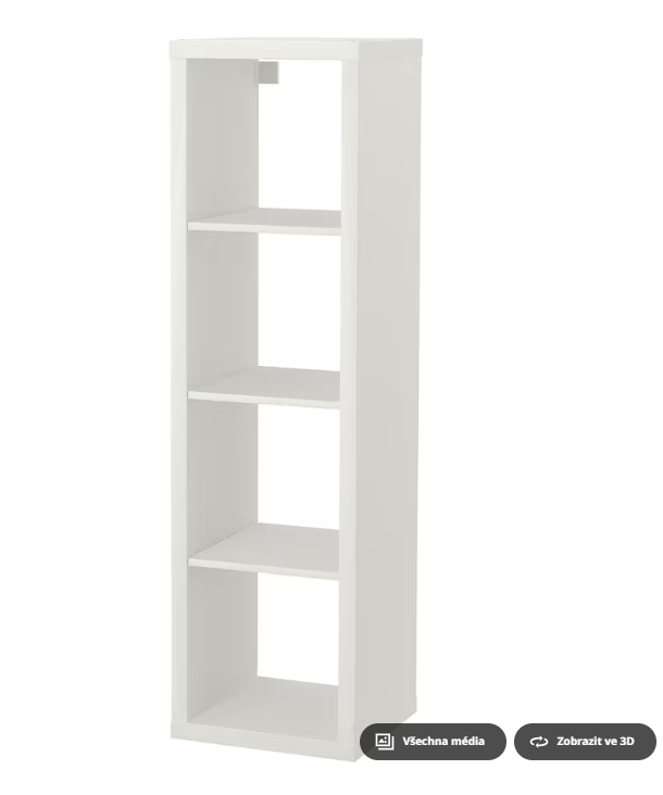 Koupím Ikea Kallax 4x1 bílý