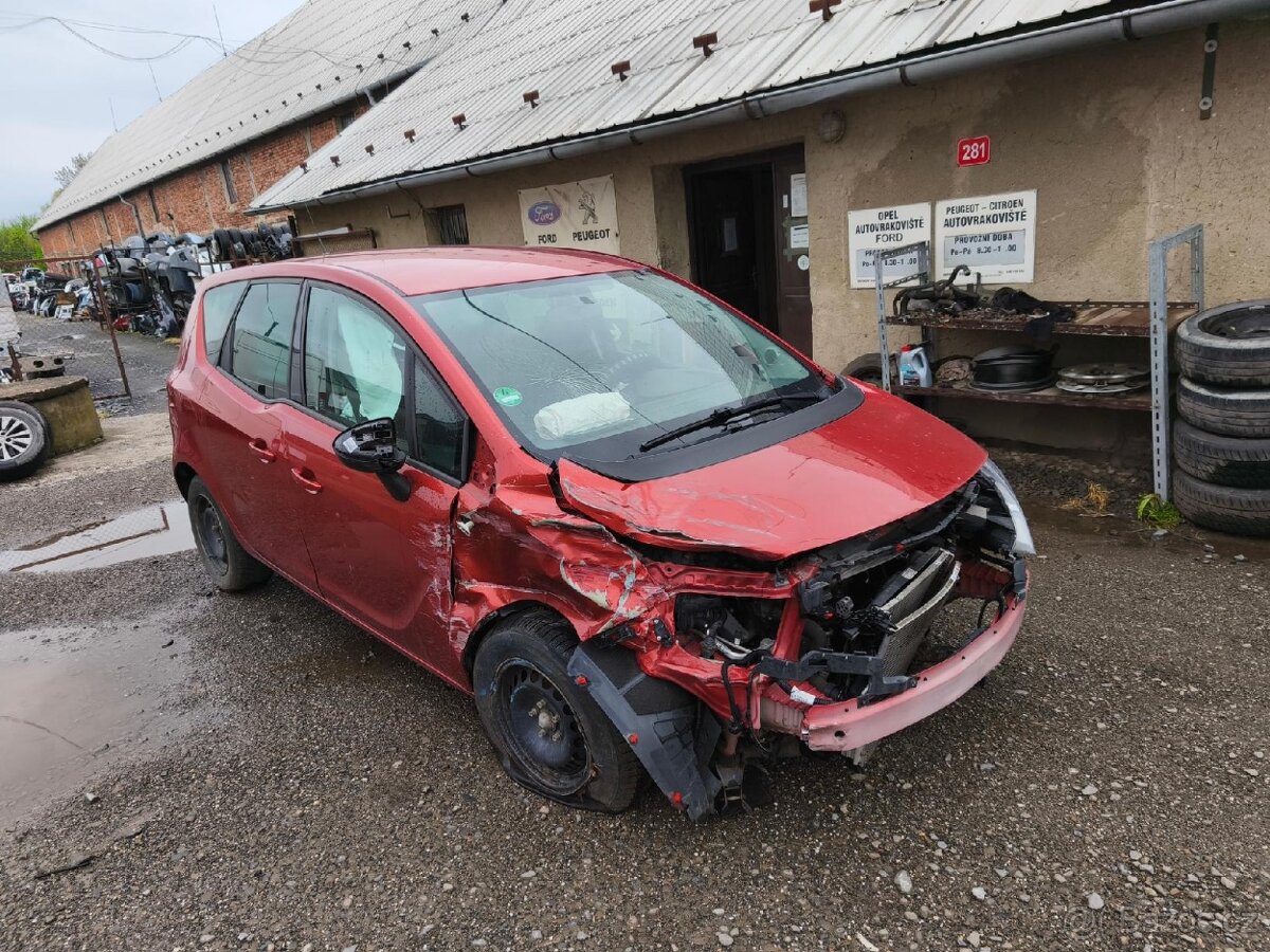 Prodám veškeré náhradní díly Opel Meriva B A14XER 1.4 16v