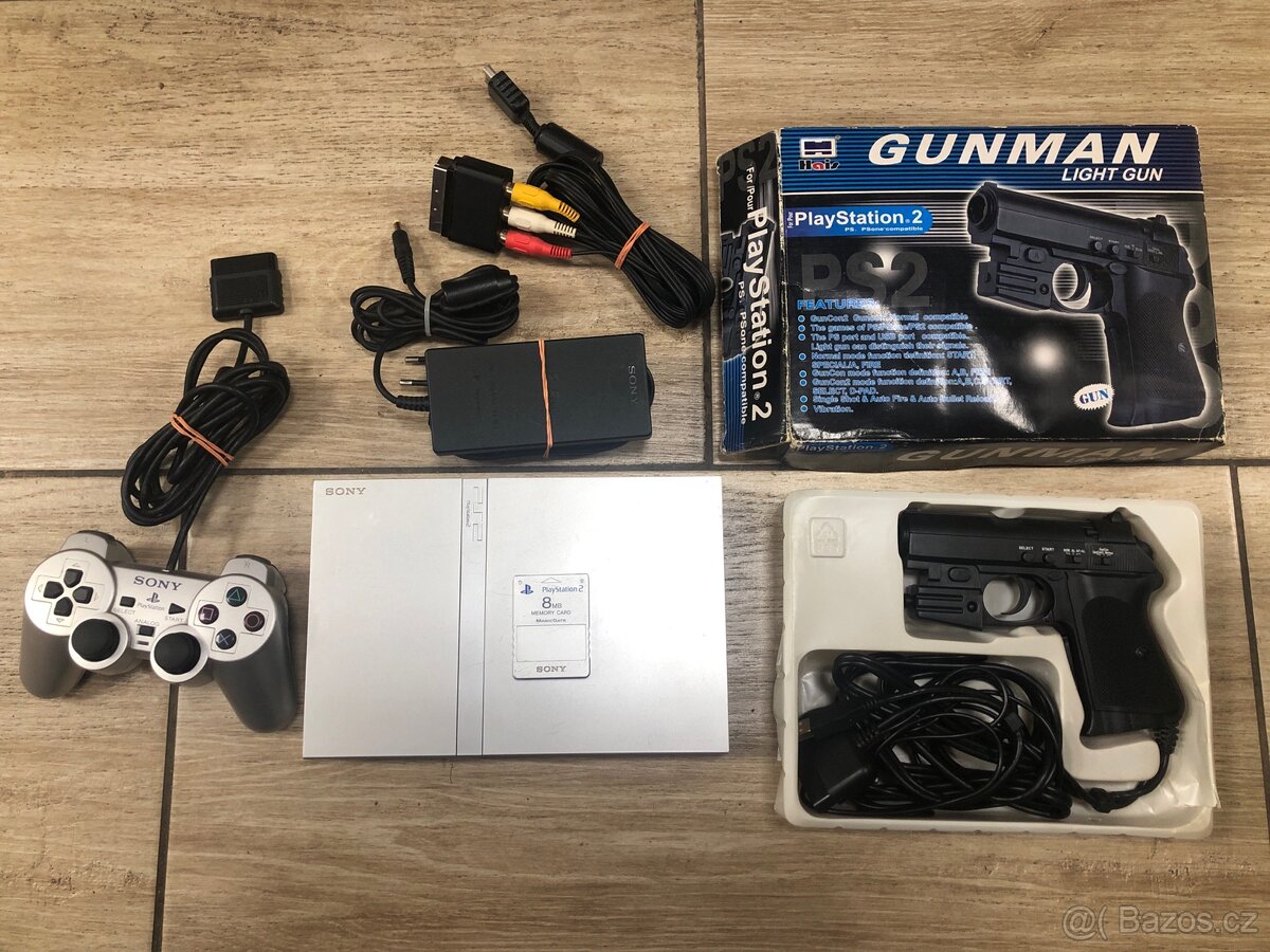 Playstation 2 slim silver