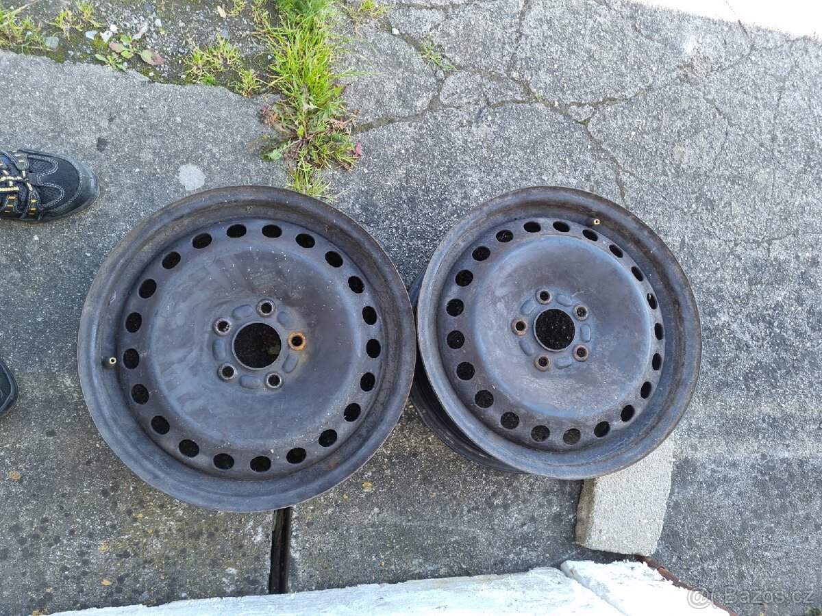 Disky 5x108 2x plecháče 2x s pneu
