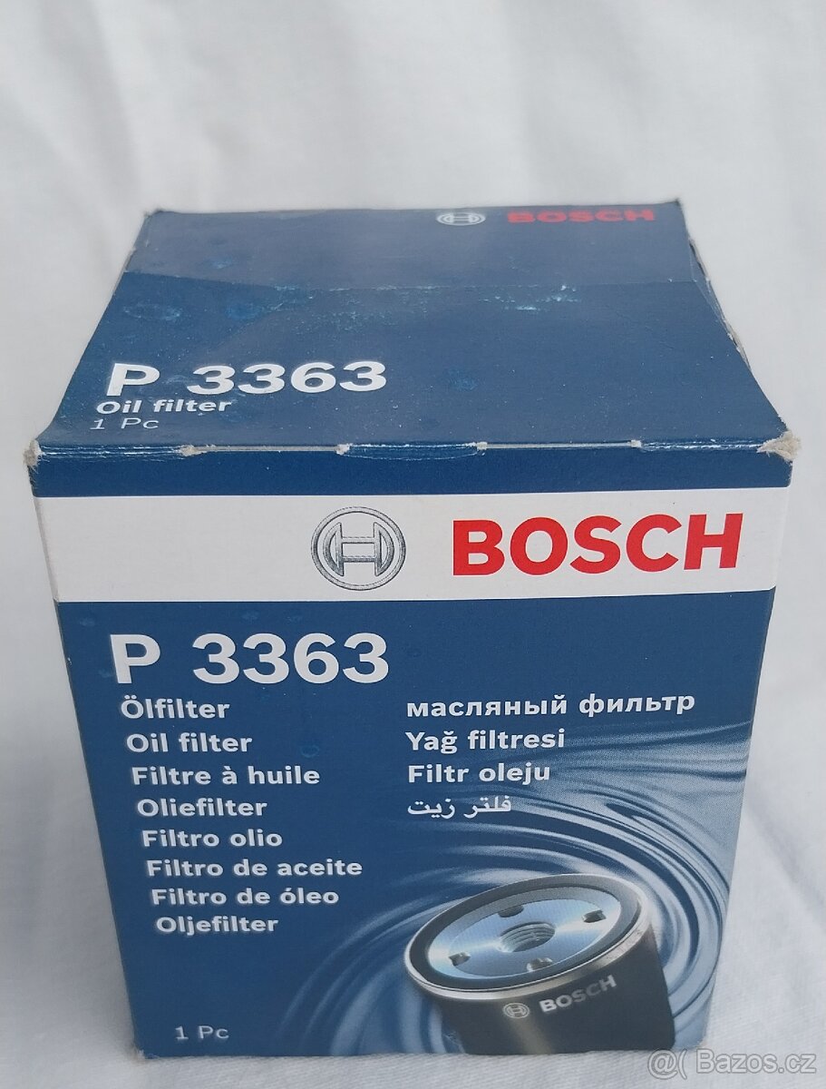 Bosch P3363 - Olejový filtr - nový