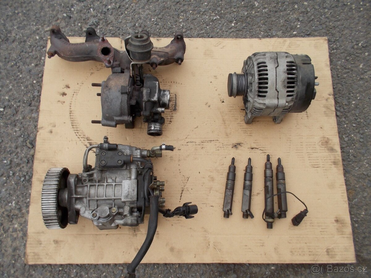 Turbo, čerpadlo, vstřiky Passat B5 1.9TDI 81kw