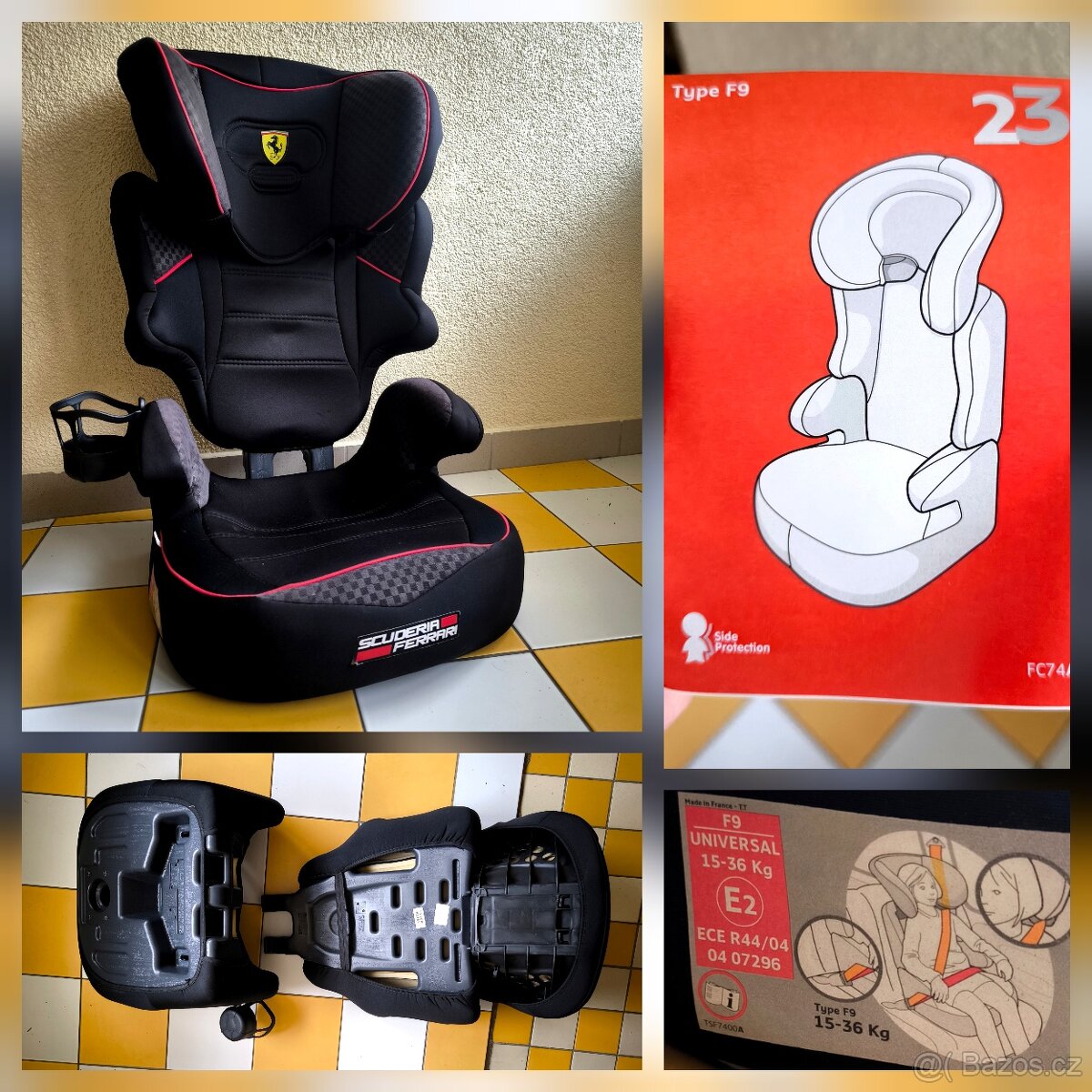 Autosedačka 15-36kg Ferrari