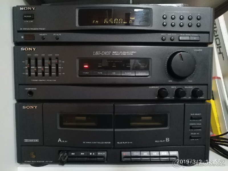 prodám věž Sony s dálkovým ovládáním
