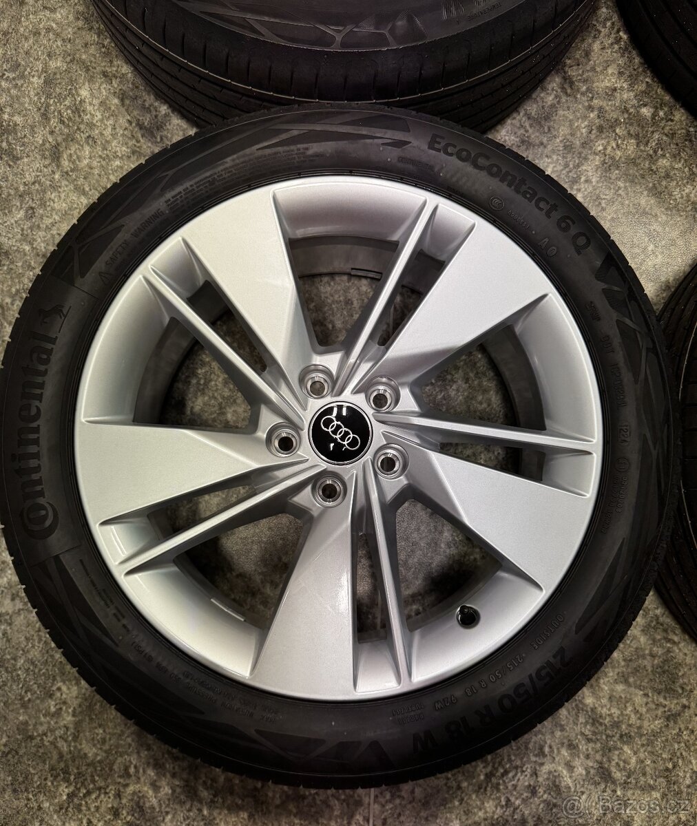 Sada 5×112 Audi alu kola 81A601025AL+Continental EcoContact