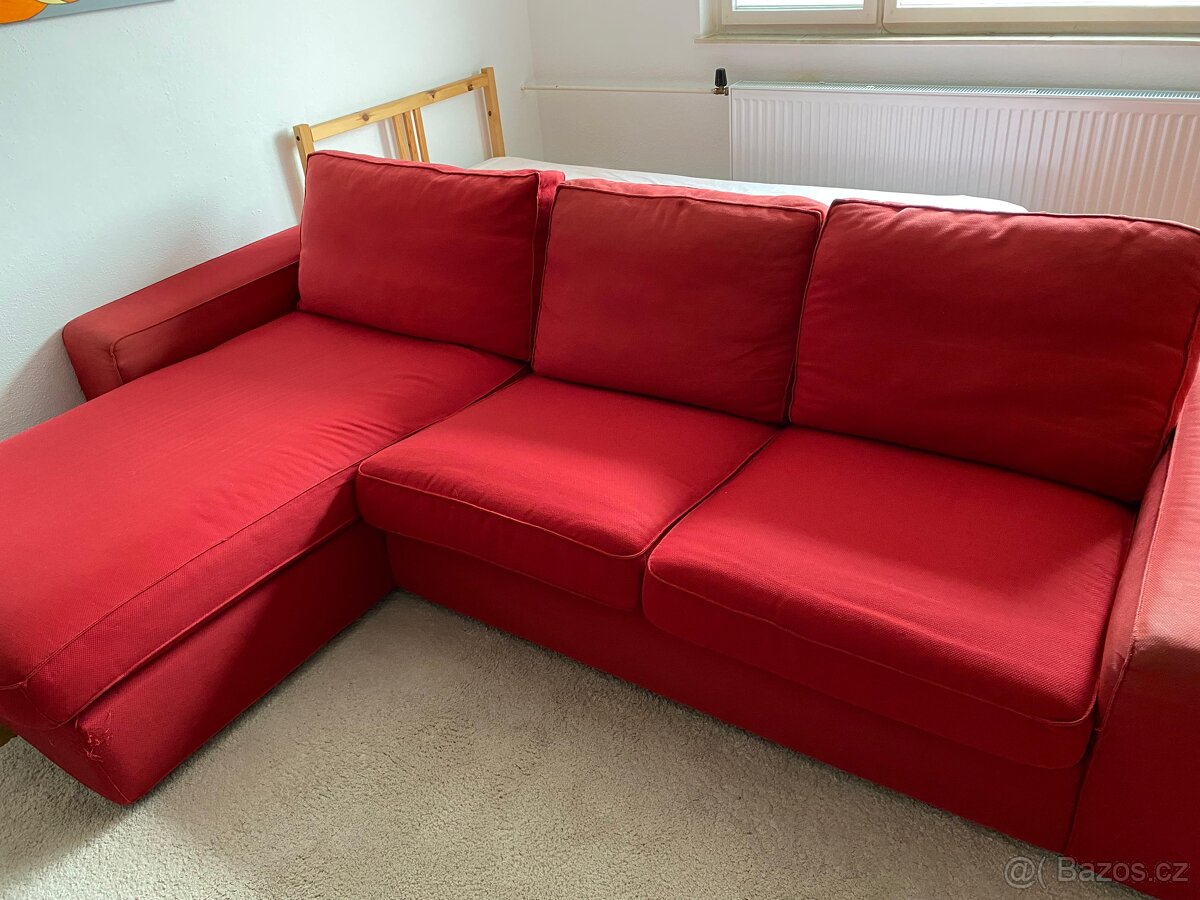 Sedaci souprava IKEA Kivic + lednička