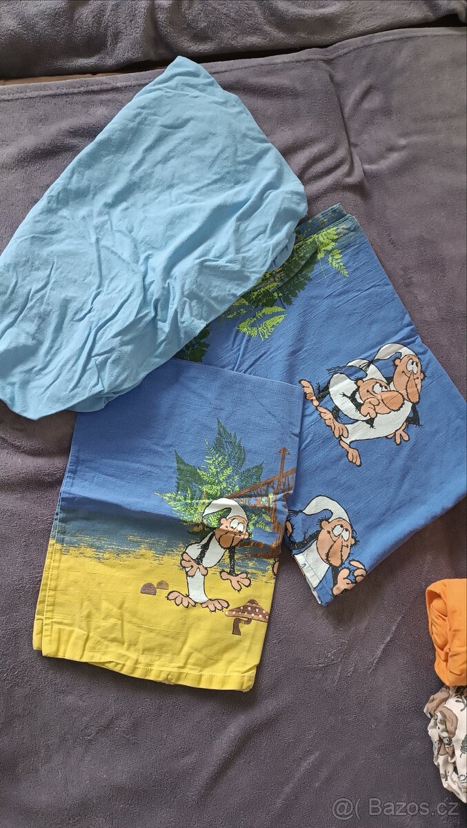 Povlečení do postýlky Křemílek a Vochomůrka