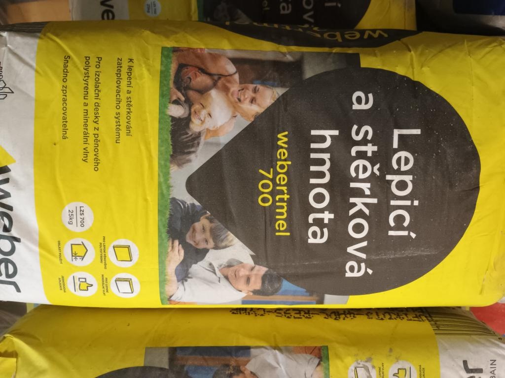 Lepící a stěrková hmota webertmel 700