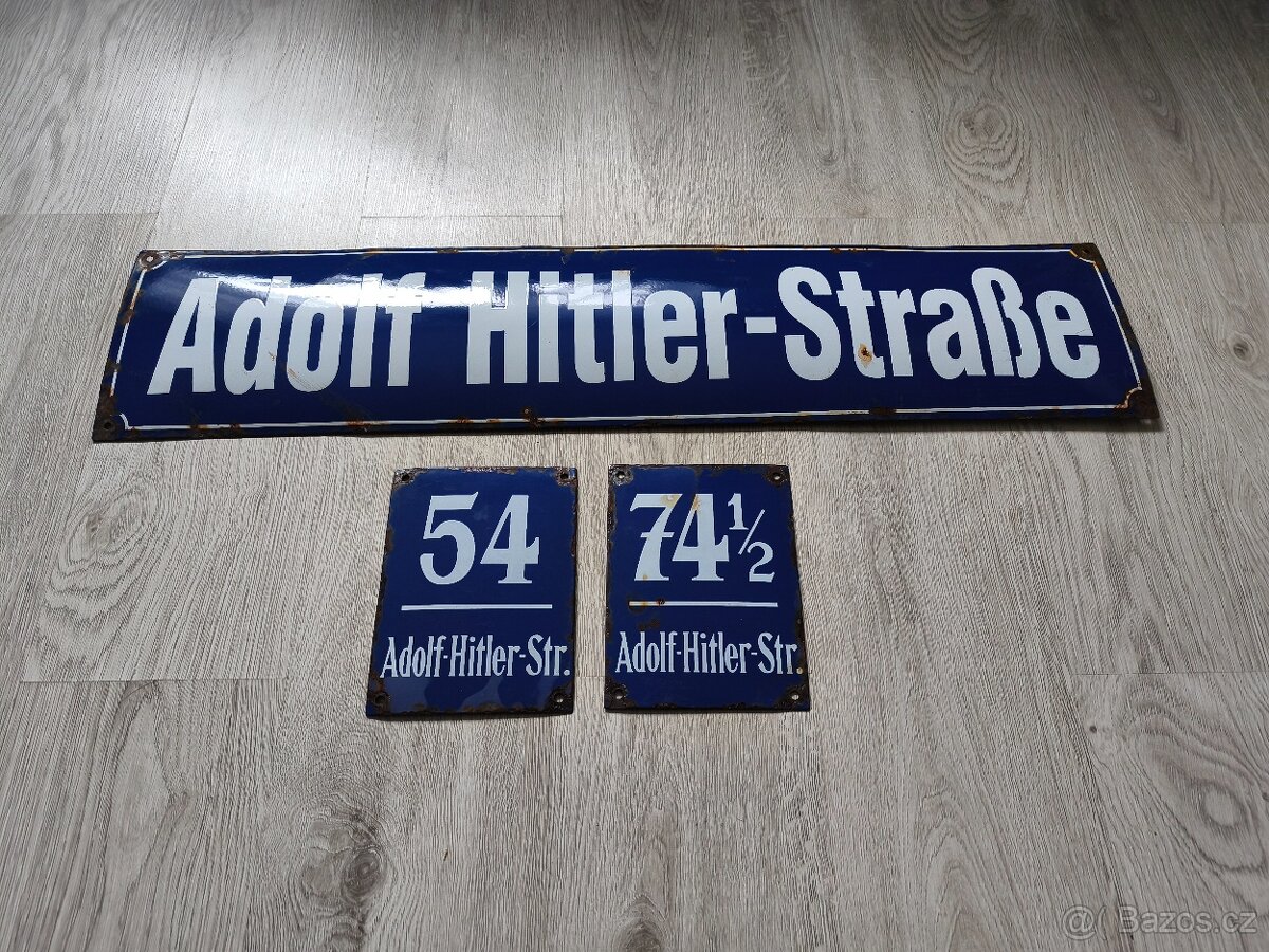 cedule Adolf Hitler strasse