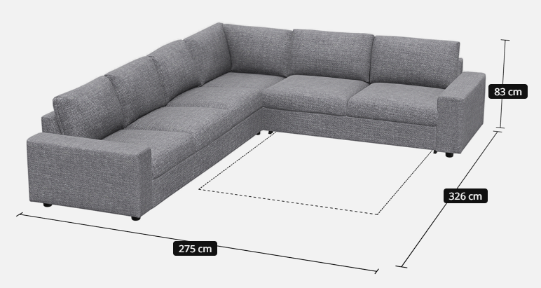 NOVÁ 5-ti místná sedací pohovka IKEA VIMLE