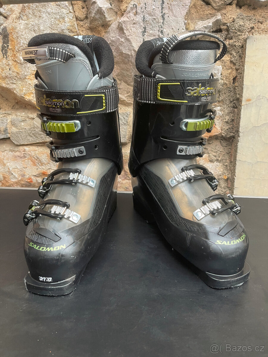 Lyžáky Salomon, vel. 27-27.5 (44), celková délka 317mm