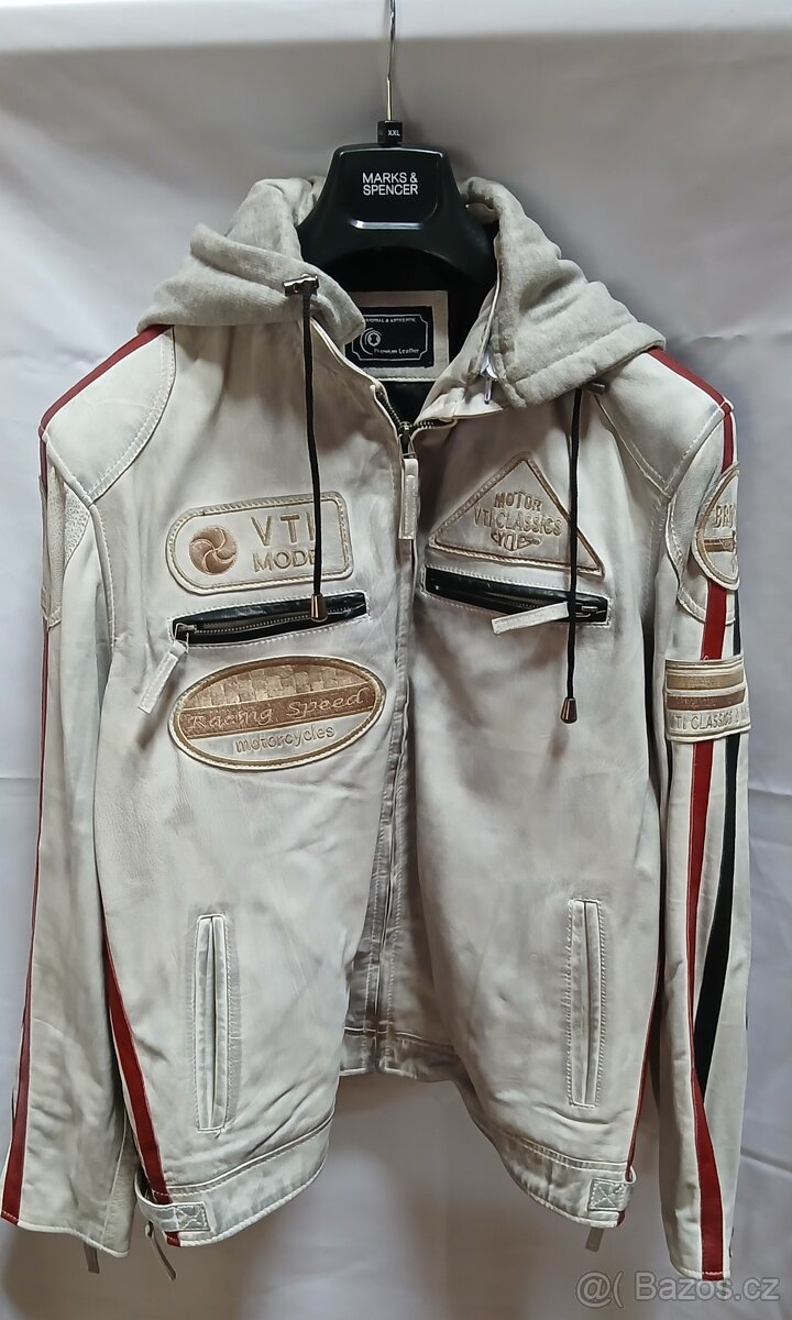 Pánská bunda z měkké kůže