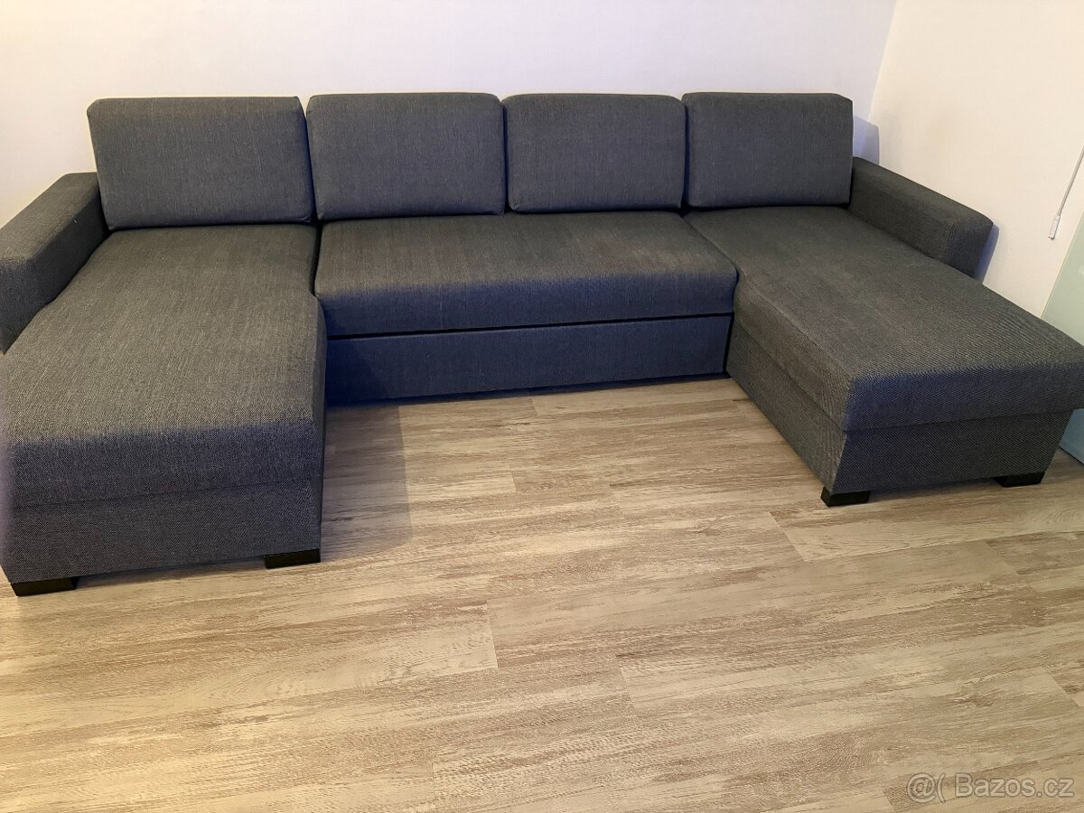 Sedací souprava - rozkládací s úložným prostorem