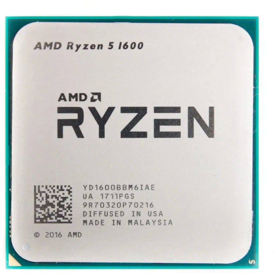 Procesor AMD Ryzen 5 1600,včetně chlazení