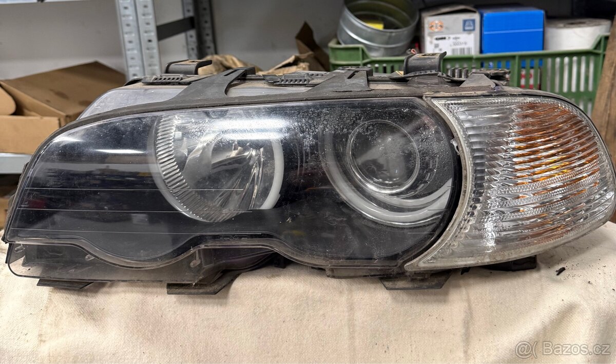 Přední světla BMW e46 coupe pred FL