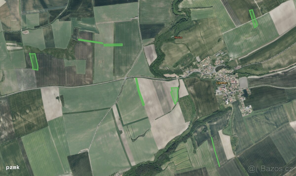 Prodej orné půdy 23206 m2 Lipenec