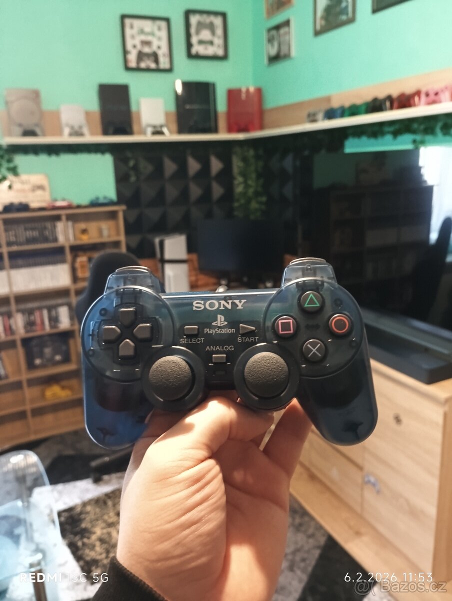 Ps2 ovladač modrý
