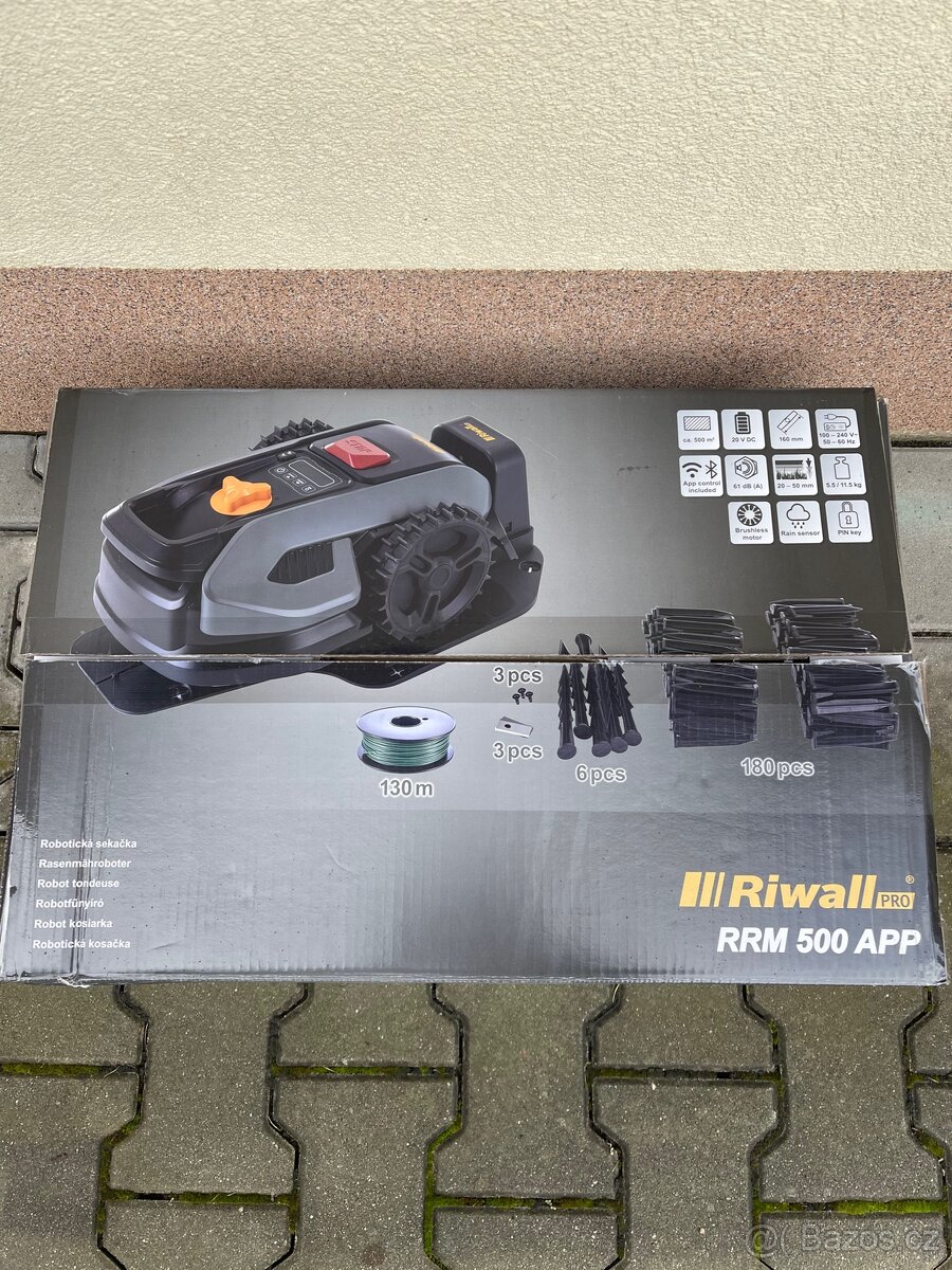 Robotická sekačka Riwall PRO