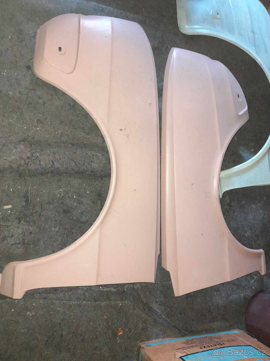 Škoda 105 120M 130M plechy - blatníky, ČELO, PRAHY
