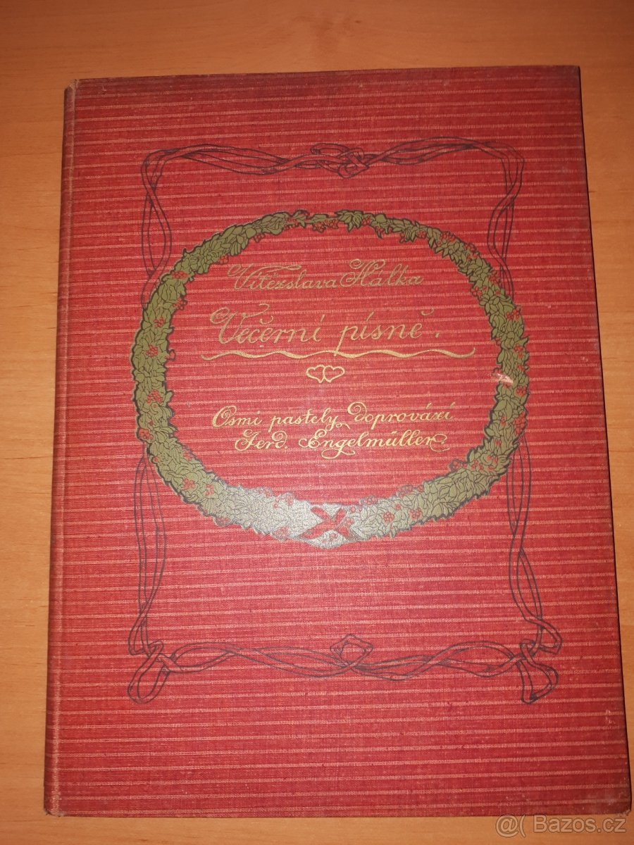 Stará kniha VÍTĚZSLAV HÁLEK - Večerní písně (1921?)