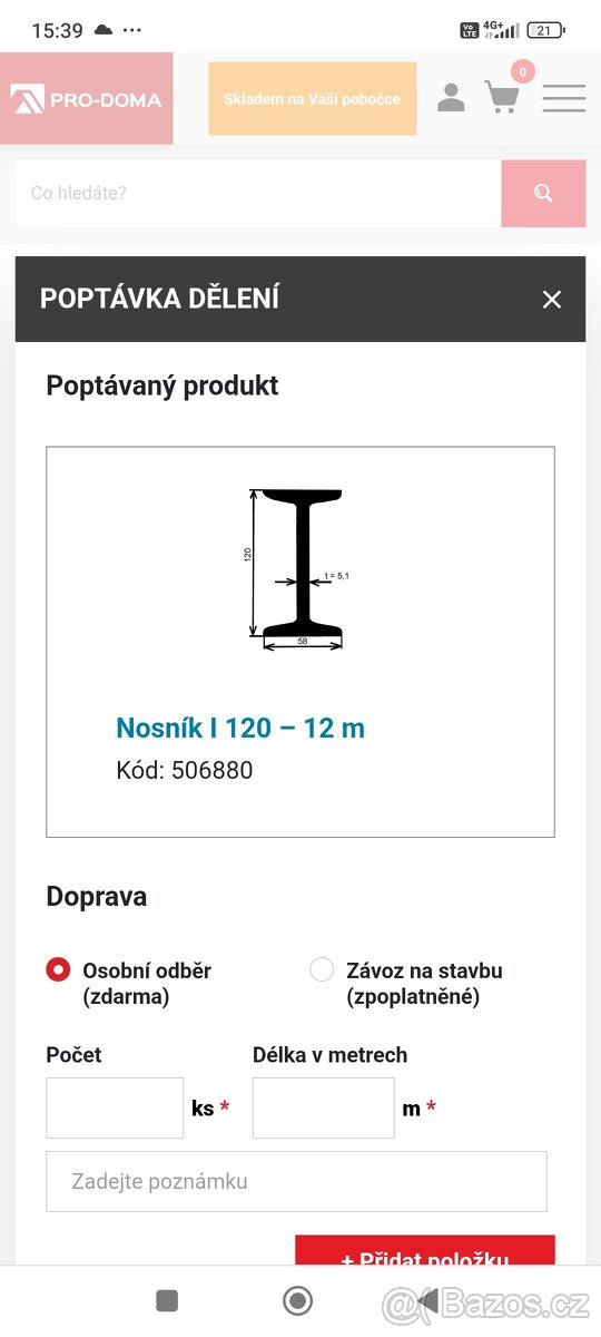 I profily 120