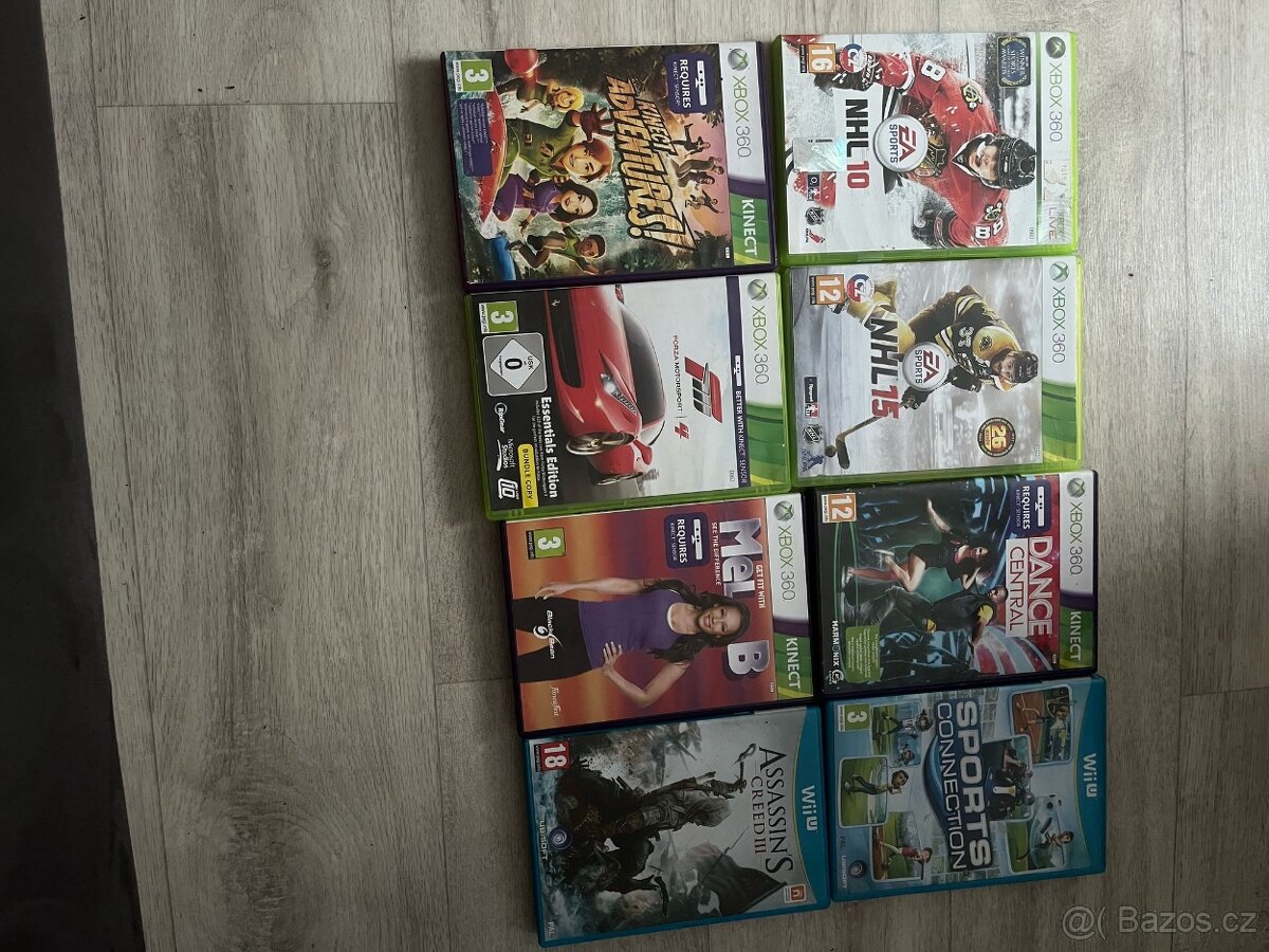 Xbox 360,Wii U hry