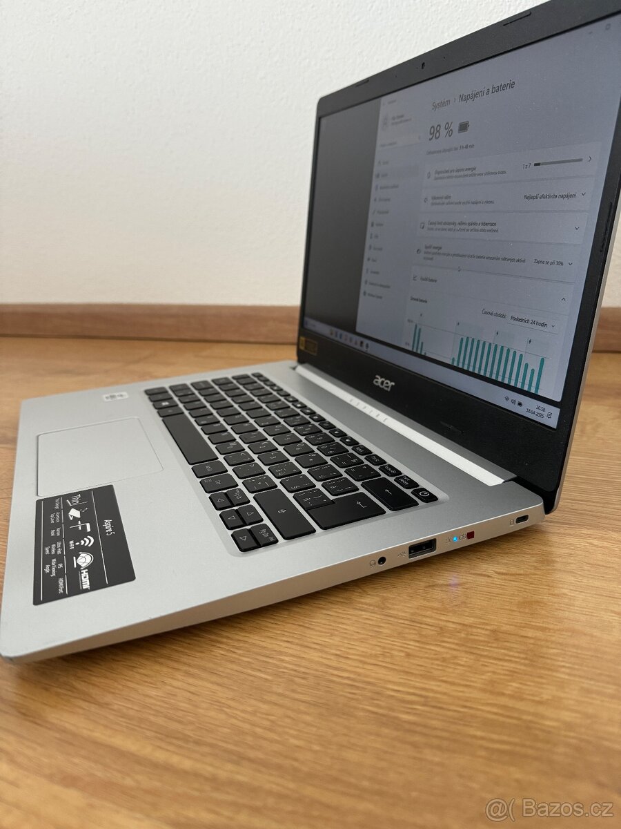 Notebook Acer, 14”, Intel Core i3 10. Gen