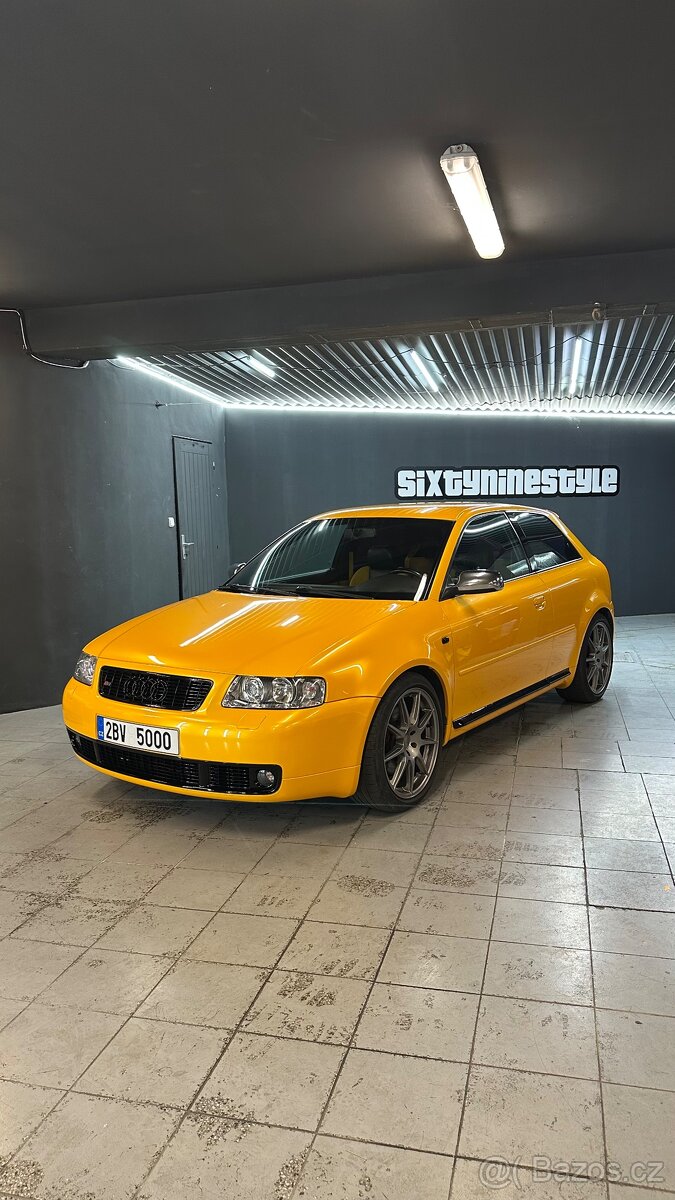 Audi S3 8L žlutá