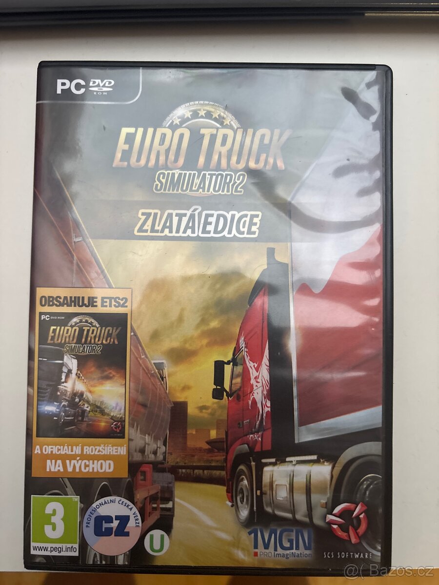 Euro Truck simulátor zlatá edice