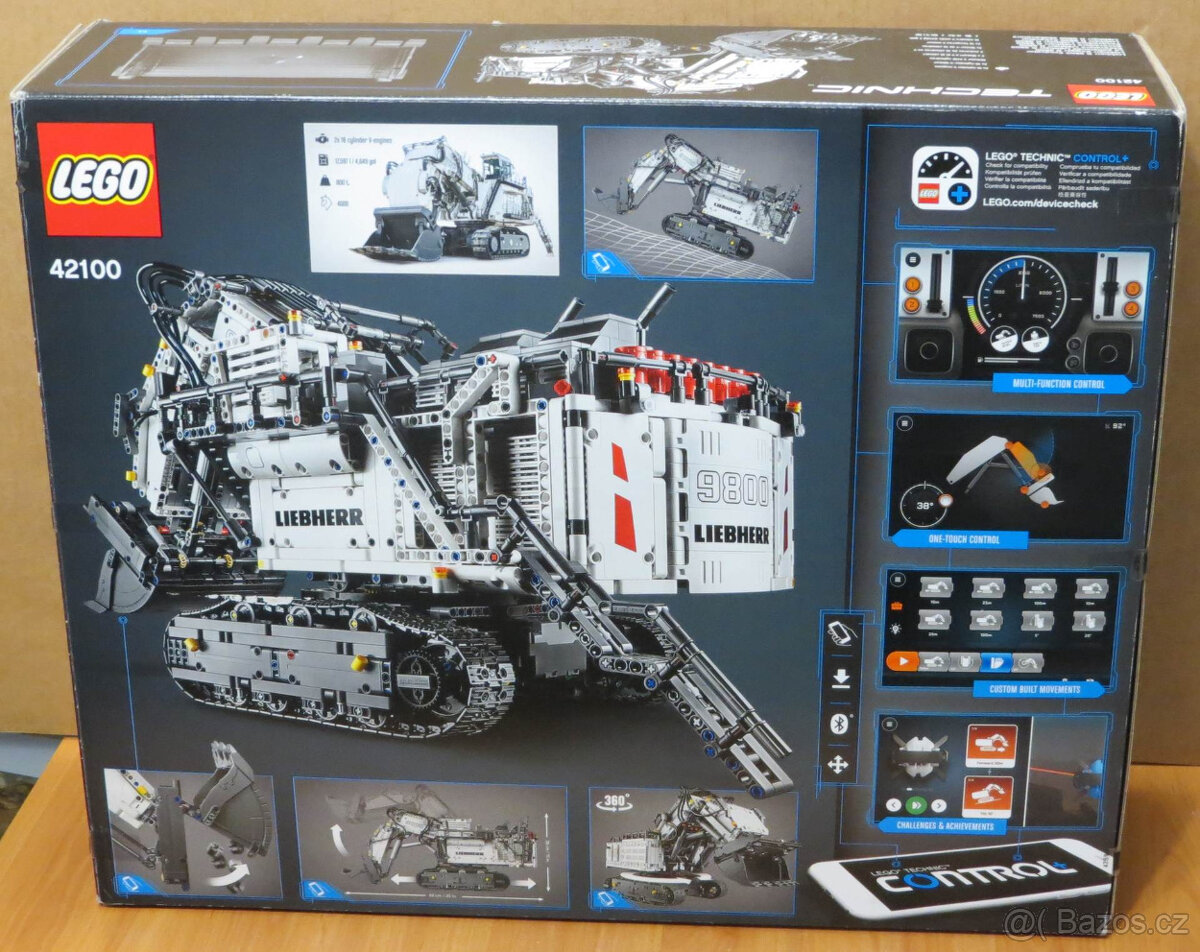 Lego Technic 42100 Bagr Liebherr R 9800