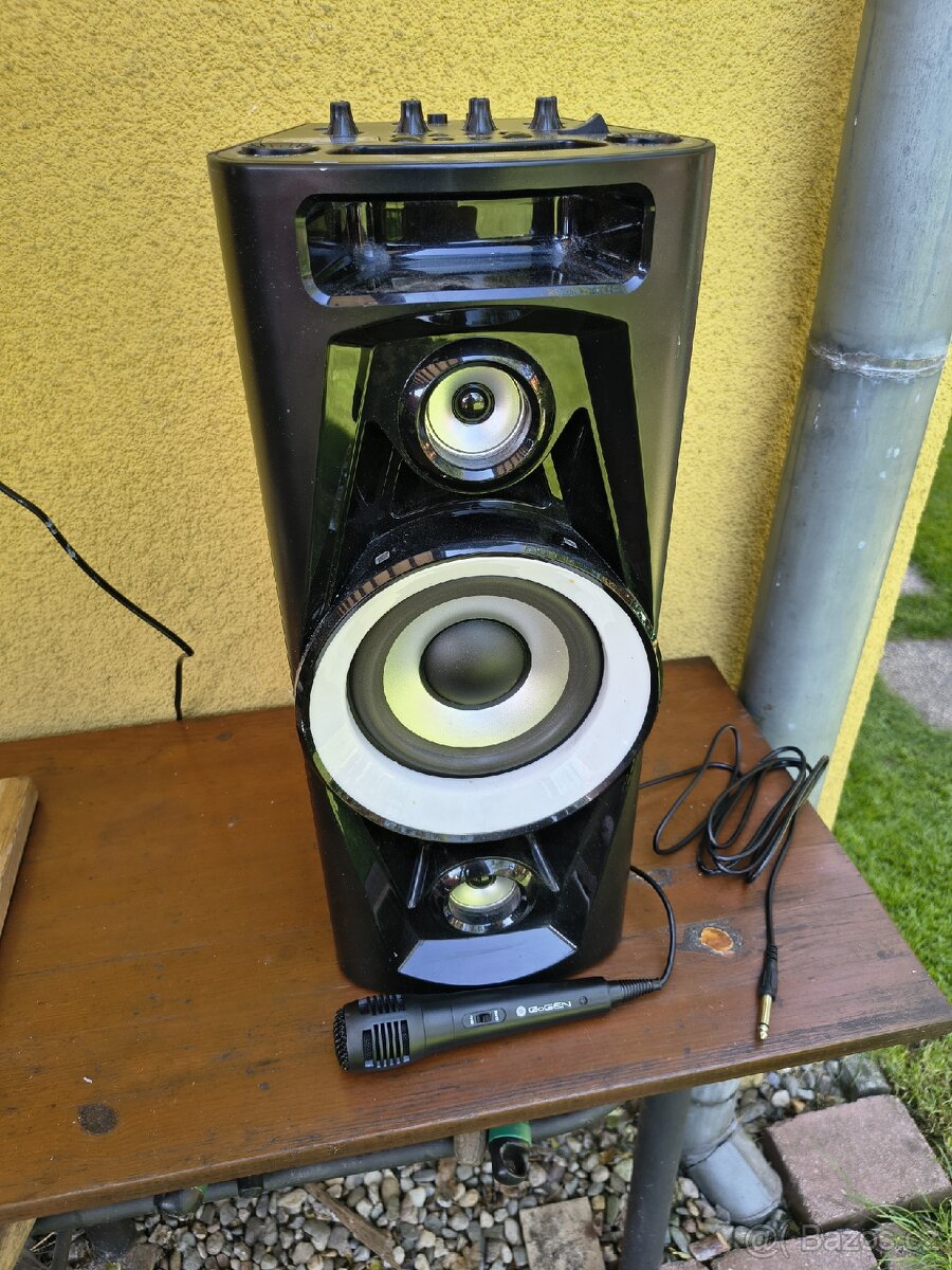 Přenosný Bluetooth reproduktory s rádiem, 2x USB, AUX-IN