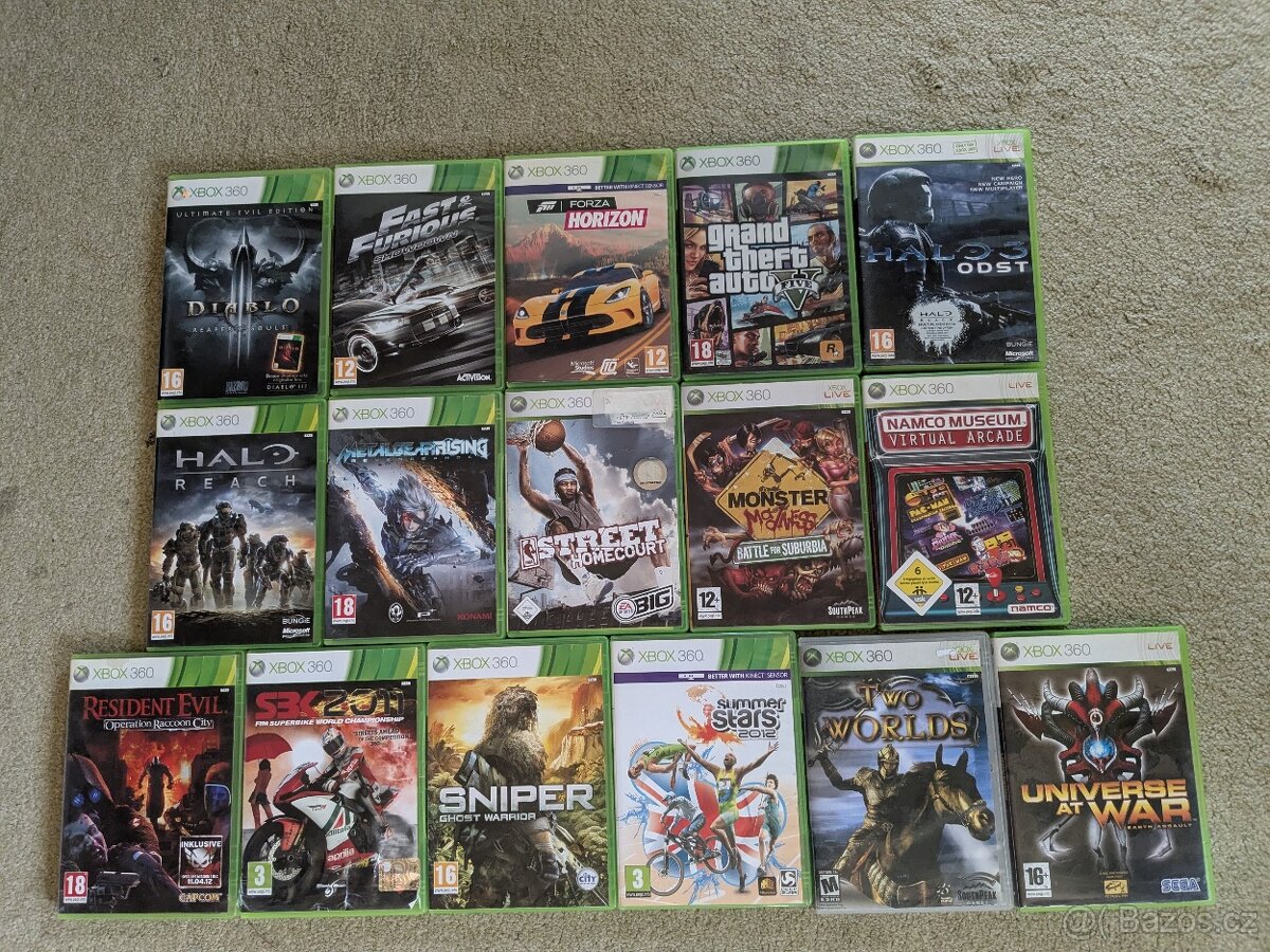 Hry akční, adventury, bojové, sport atd. XBOX 360 a XBOX ONE