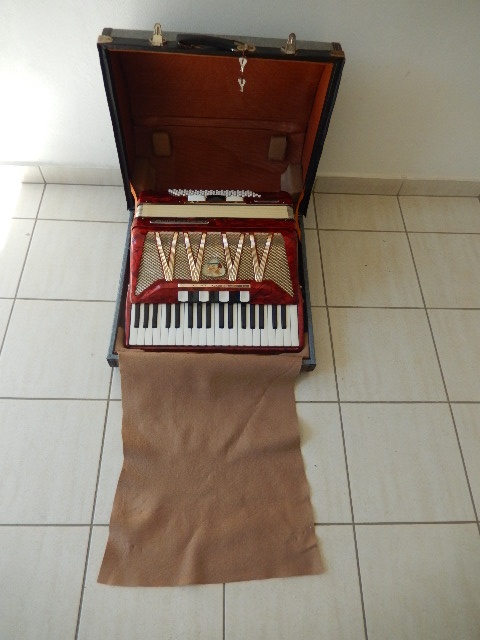 Akordeon Delicia Melodia VIII, velmi zachovalý, funkční