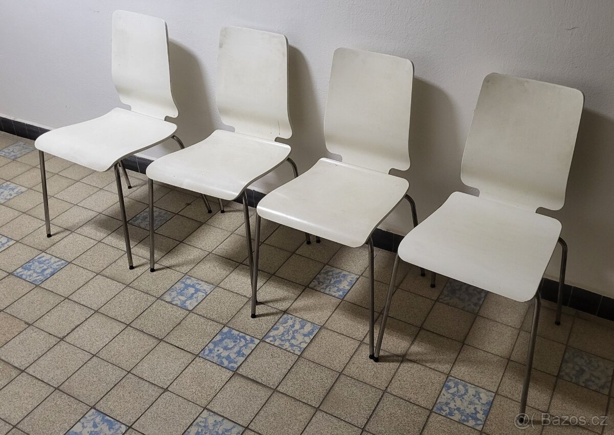 4 staré kuchyňské židle Ikea