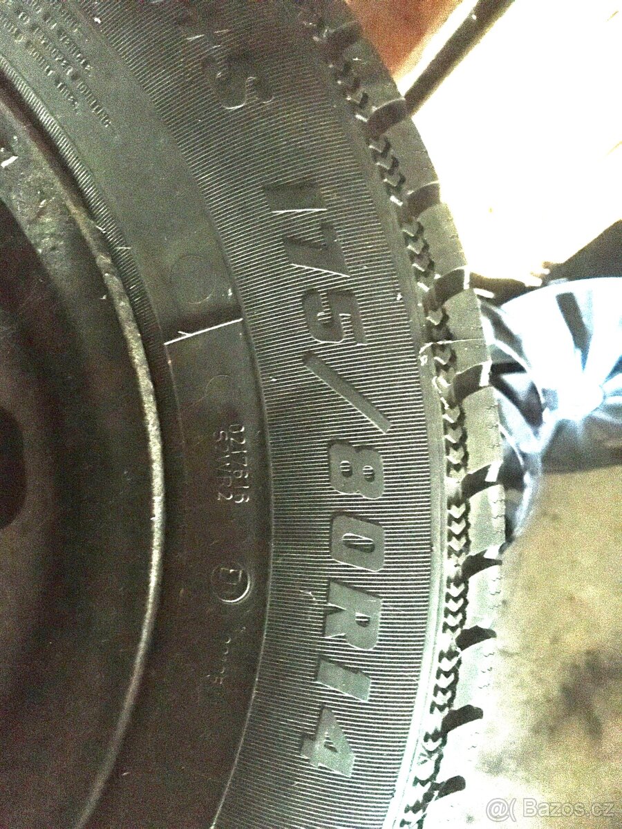 5x100 Sava 175/80 R14 zimni obuti 6-7mm