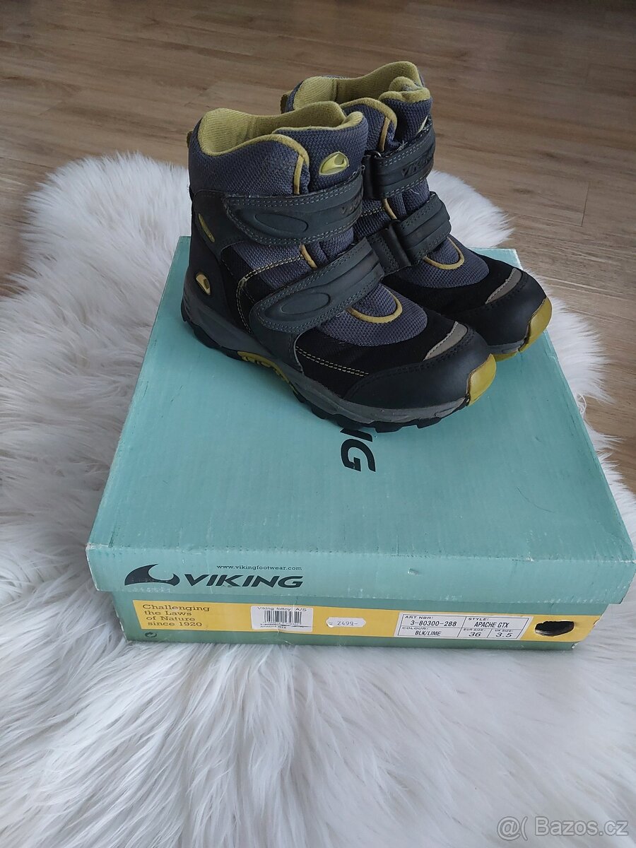 Zimní boty VIKING s goretexem vel. 36 (stélka 23 cm)