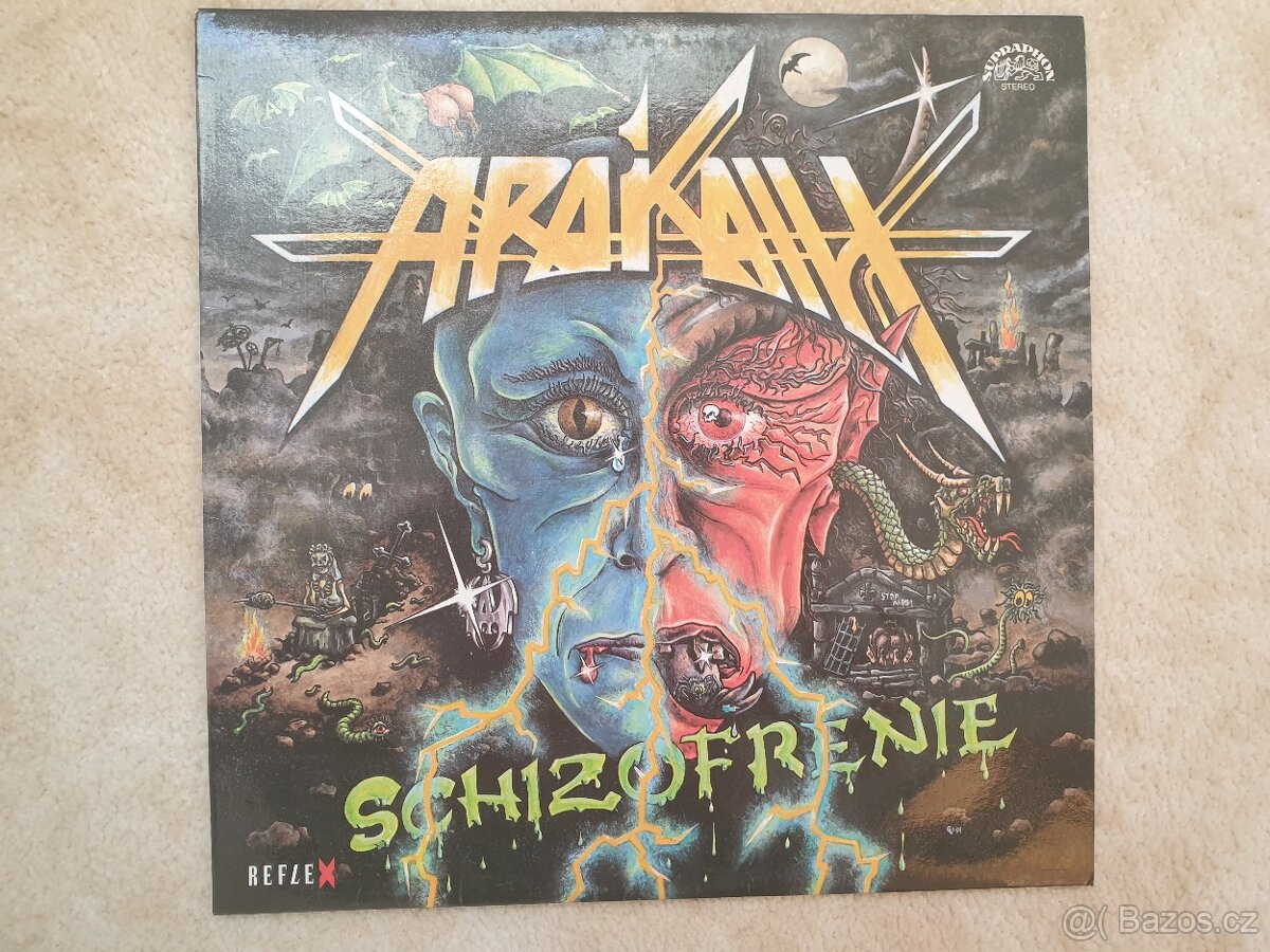 Deska LP - Arakain - Schizofrenie - 1 vydání, perfektní stav