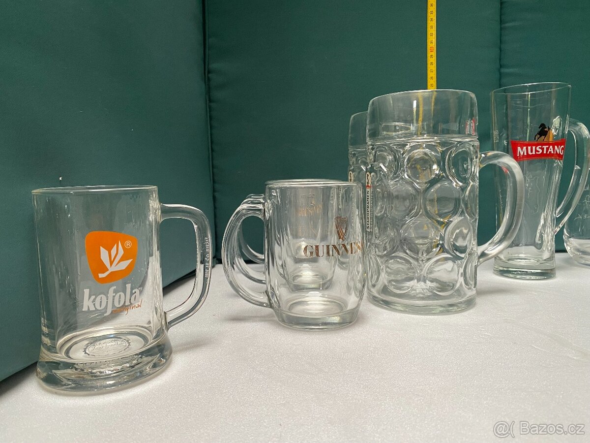 Mix pivních sklenic – značkové & stylové (12 ks)