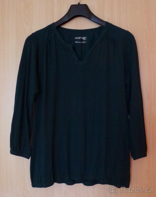 KRÁSNÉ DÁMSKÉ ZELENÉ TRIKO / TUNIKA zn. TCM TCHIBO 3/4 RUKÁV