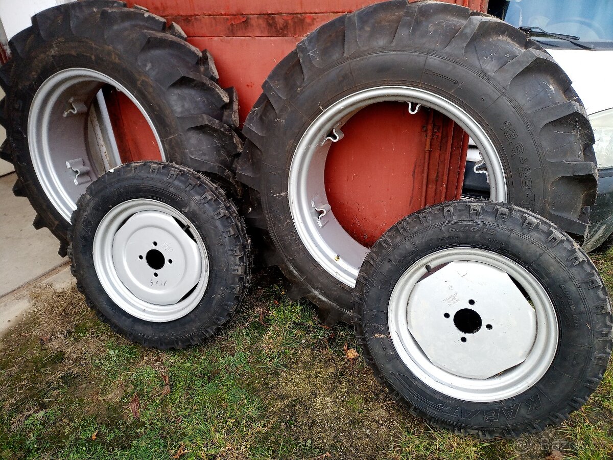 ZETOR 4011 - KOMPLET KOLA + BLATNÍKY - NOVÉ