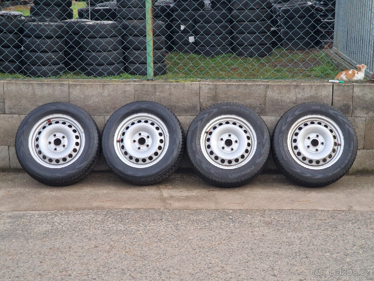 195/65/15 Zimní kola VW Caddy 5x112