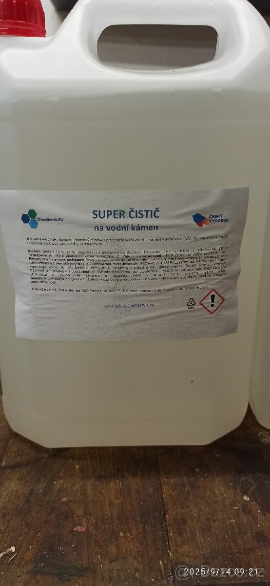 Čistič na vodní kámen