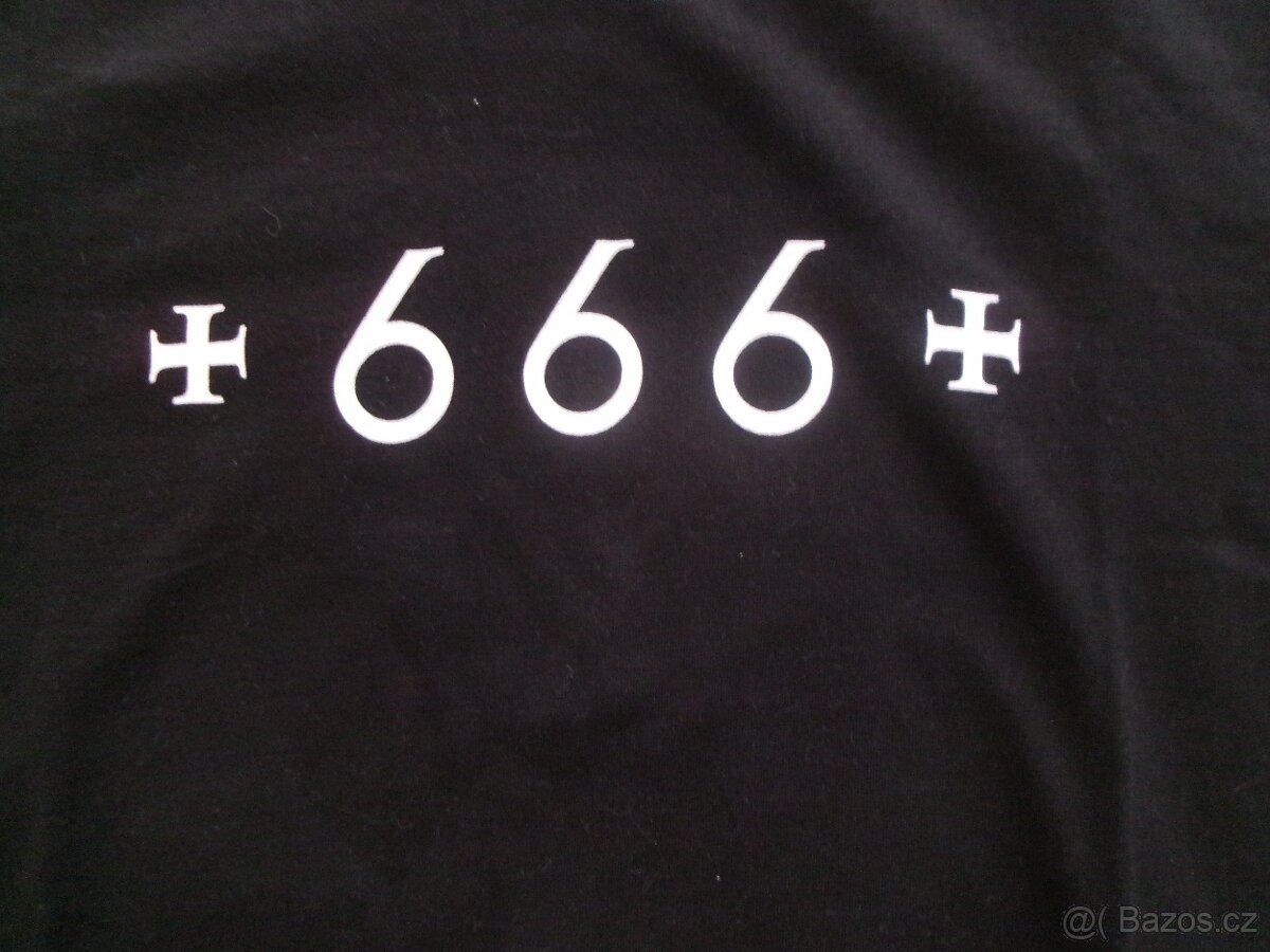 Nové pánské triko HOLY BLVK - +666+.