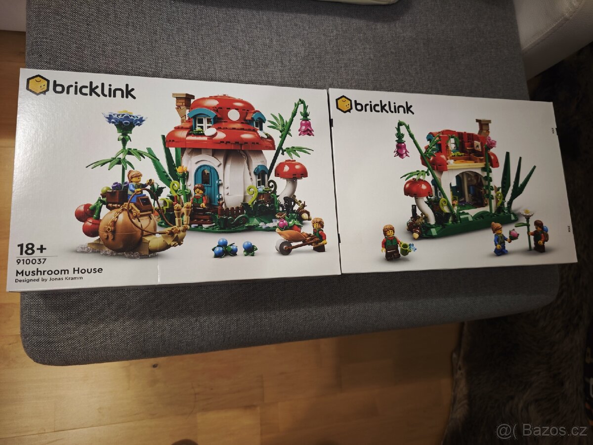 Lego Bricklink 910037 houbový domek