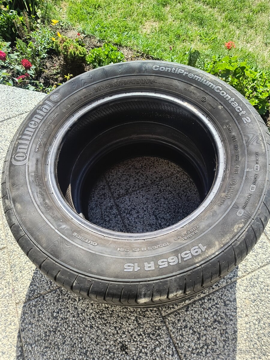 2x Continental letni 195/65/15