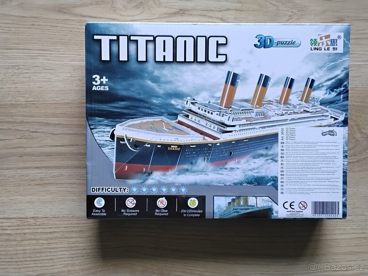 model Titaniku