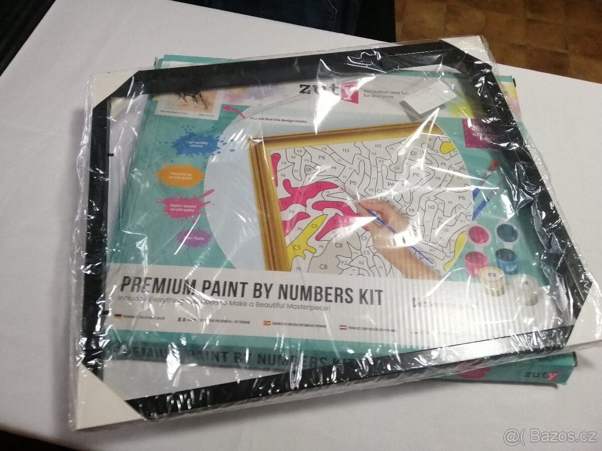Kreativní set - malování podle čísel.