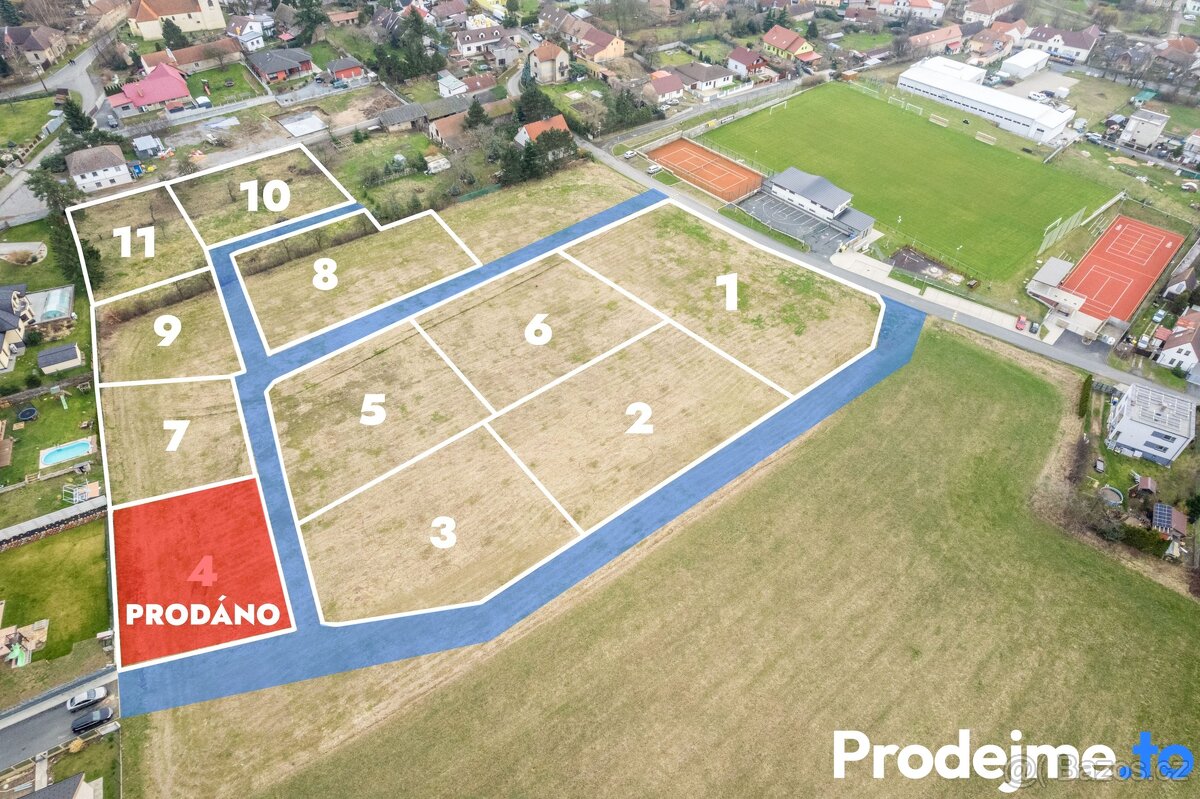 Prodej stavebního pozemku č. 2, 1 001 m2 - Přišimasy