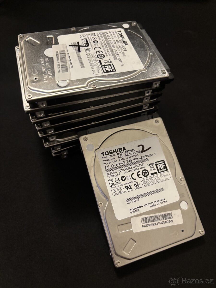 disk 750GB funkční 5ks