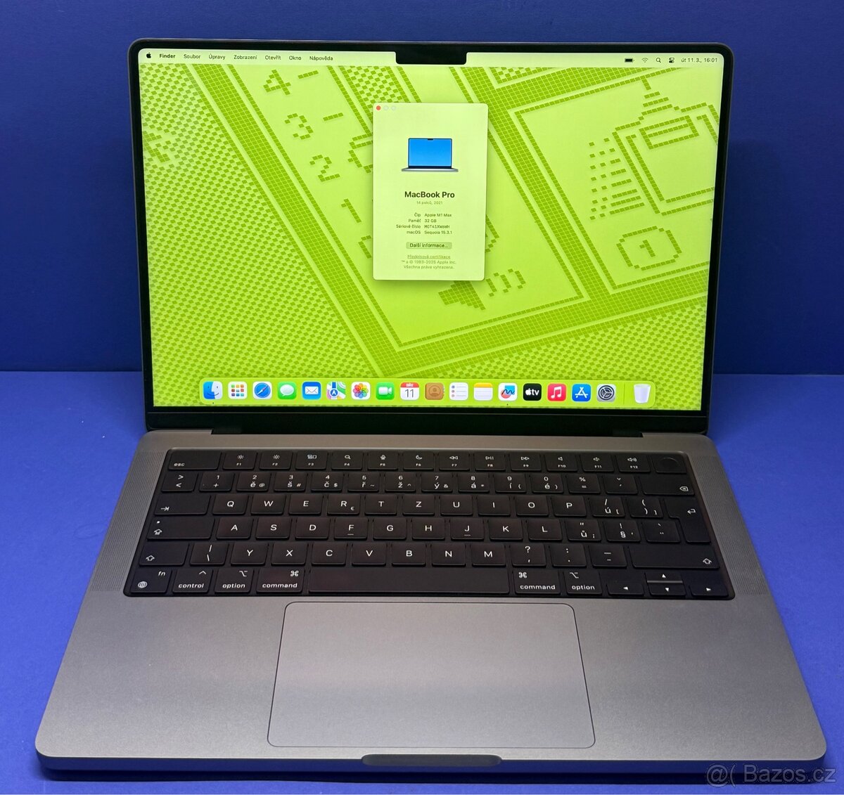 MacBook Pro M1 Max 2021/32GB RAM/M1 Max/512GB SSD/ Záruka